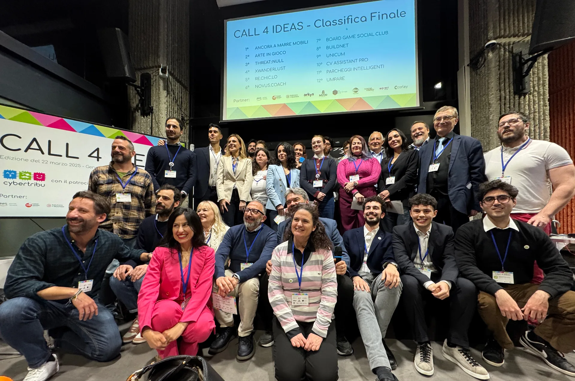 Group photo of Call 4 Ideas 2025 finalists